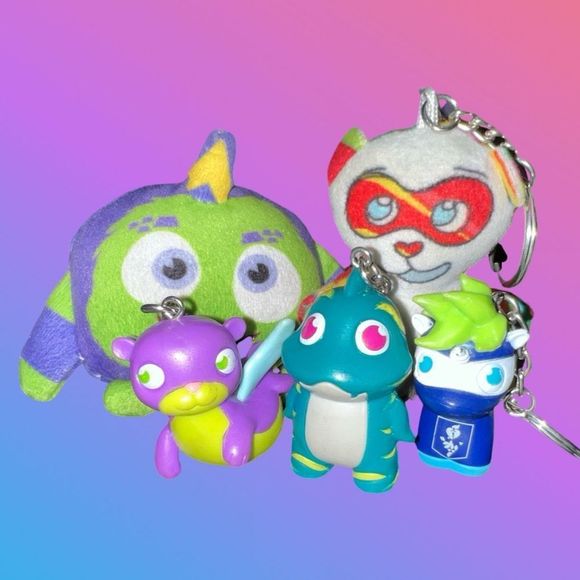 American Heart Association Kids Heart Challenge Keychains  Lot of 5 - Picture 1 of 4